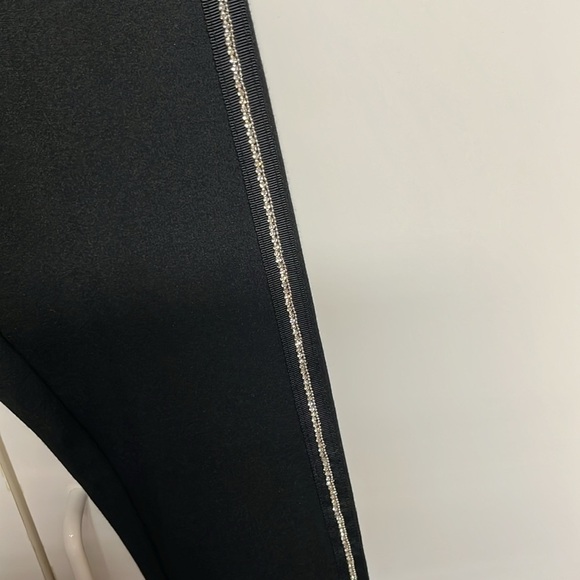 INC International Concepts Black Leggings with Side Stripes - Picture 4 of 8